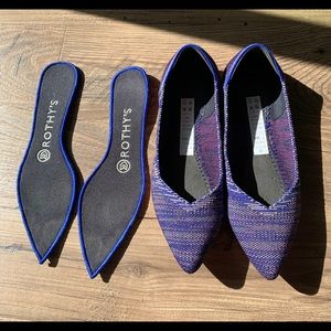 Rothy’s point shoes
